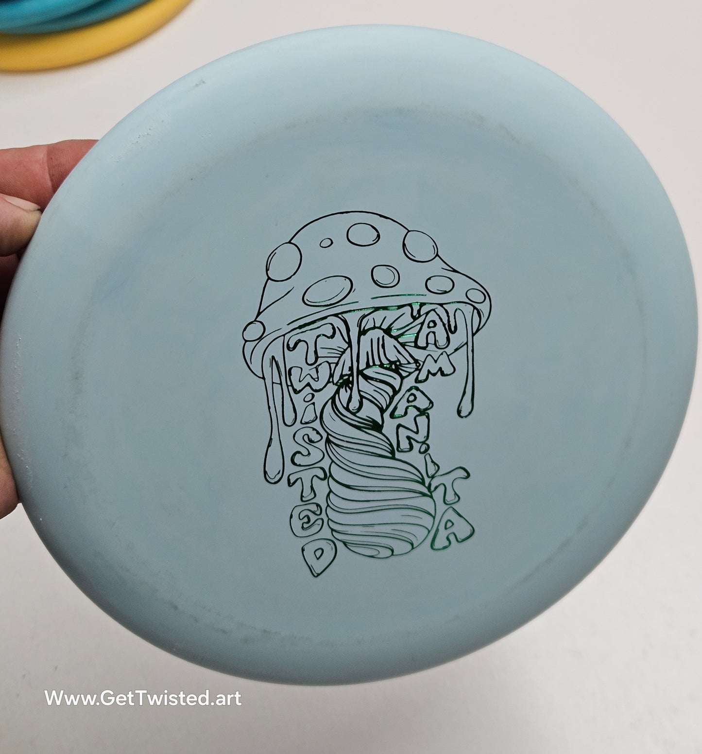 Twisted Amanita stamped, Gateway Discs - Wizard