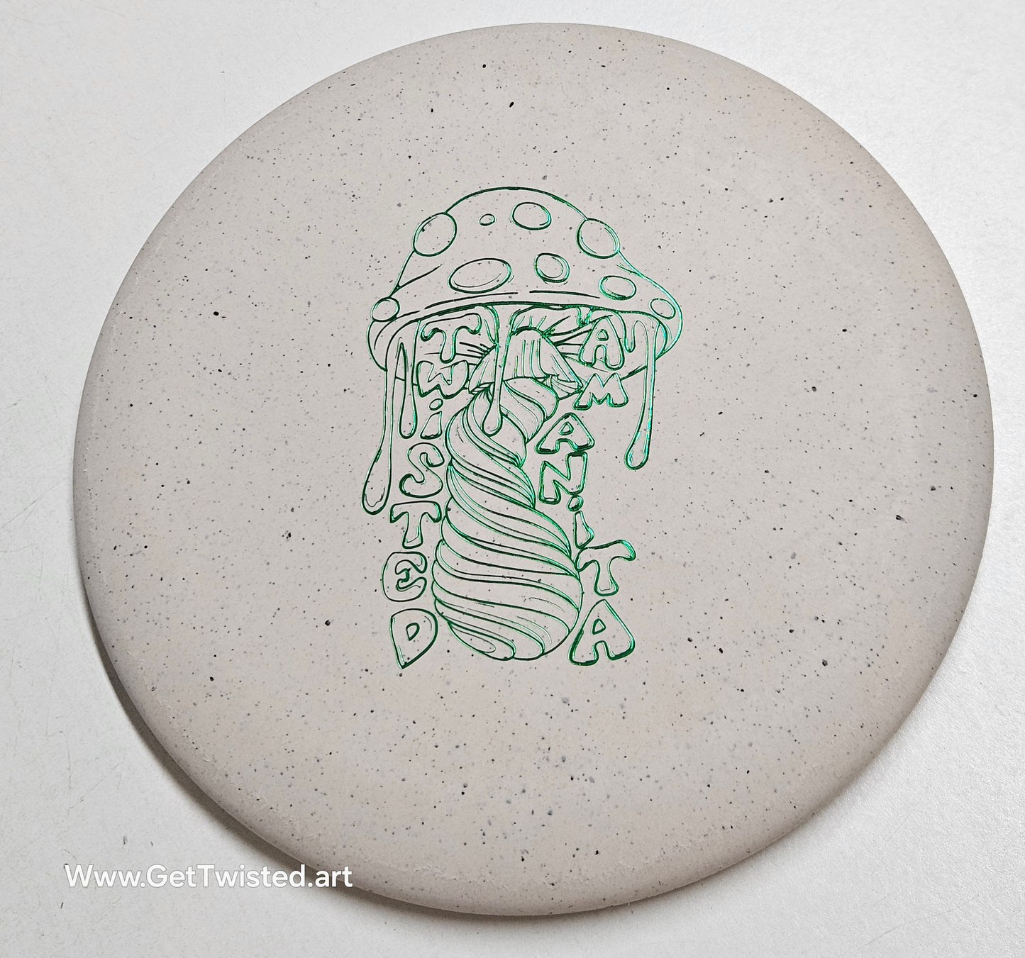 Twisted Amanita stamped, Gateway Discs - Wizard