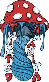 Twisted Amanita Dyes