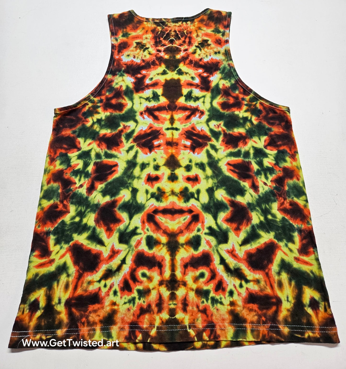 Disc Golf Basket Dye Tank Top - Medium