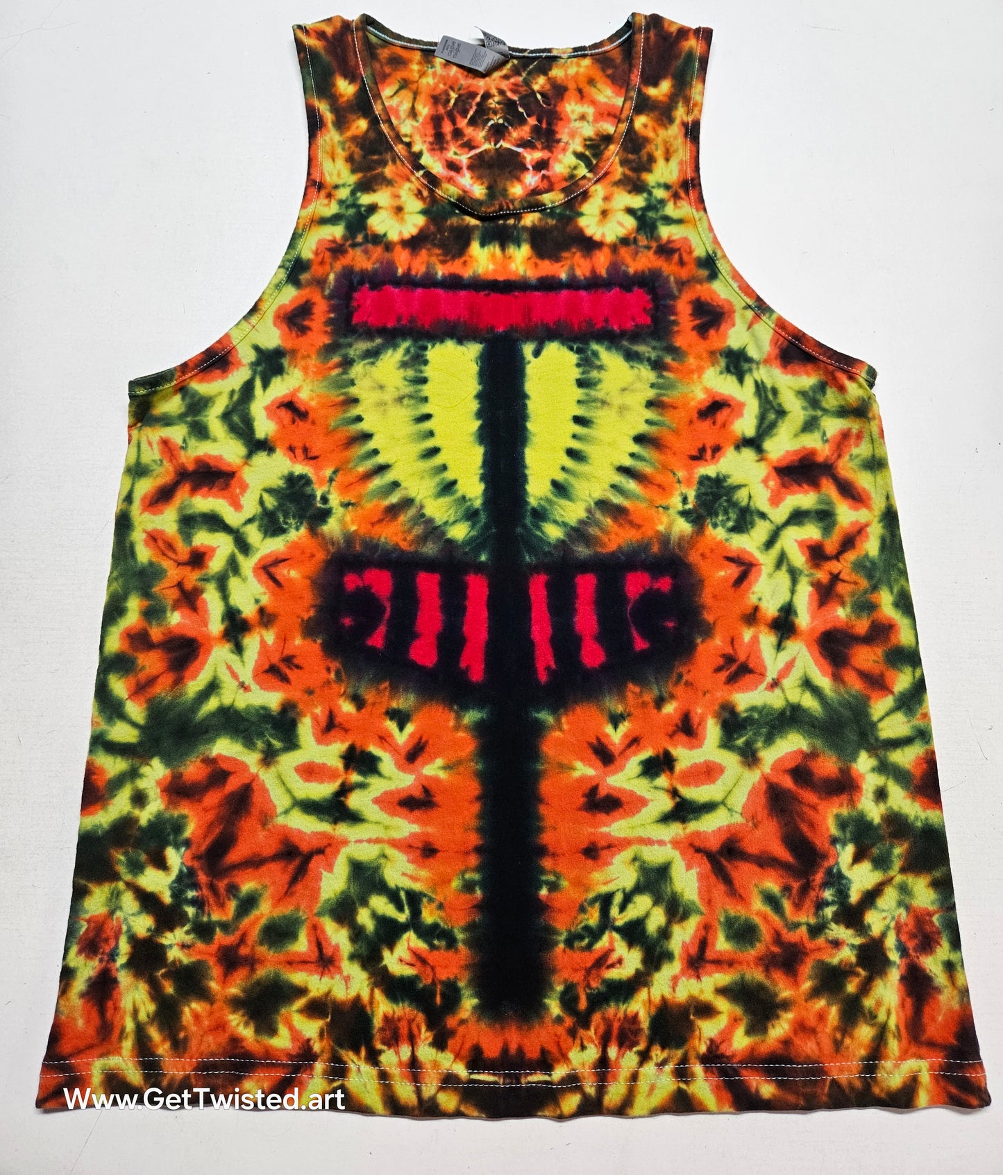 Disc Golf Basket Dye Tank Top - Medium