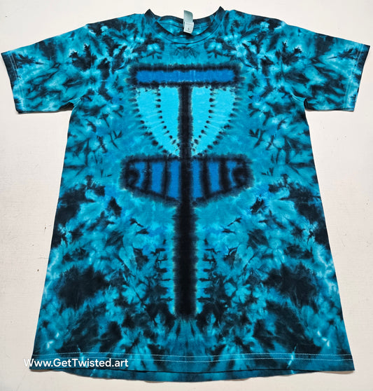 Disc Golf Basket Tie Dye - Small
