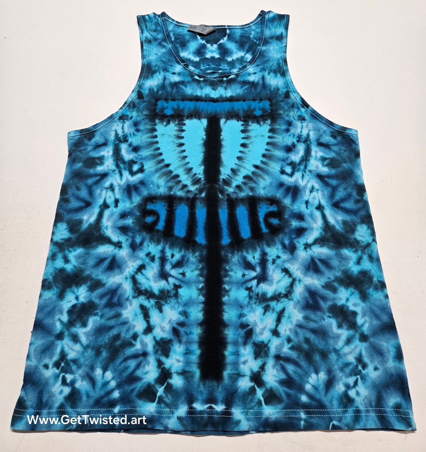 Disc Golf Basket Dye Tank Top - Medium