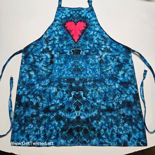 Apron with double front pocket