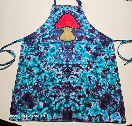 Apron with double front pocket