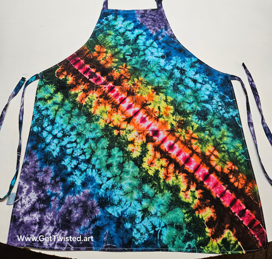 Apron with double front pocket