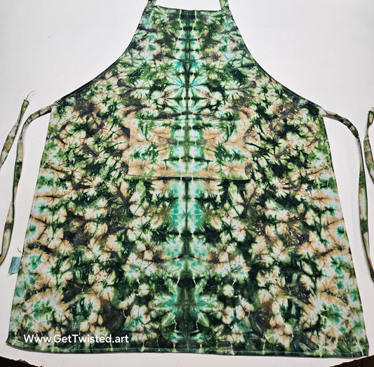 Apron with double front pocket
