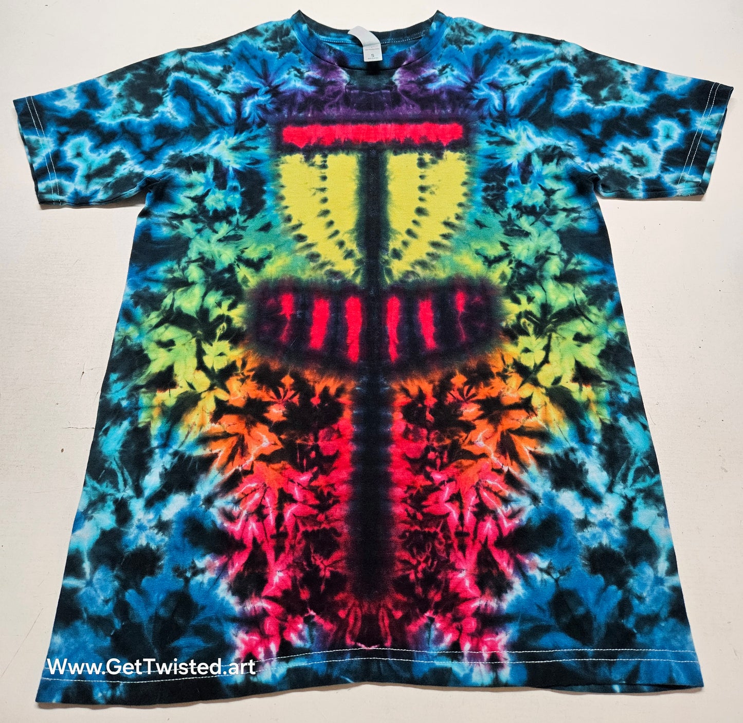 Disc Golf Basket Tie Dye - Small