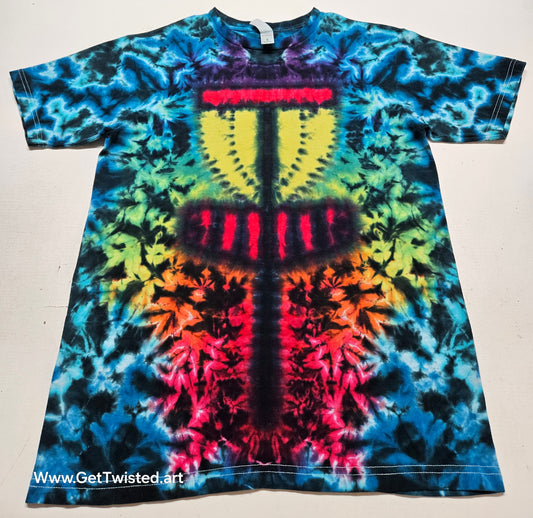 Disc Golf Basket Tie Dye - Small