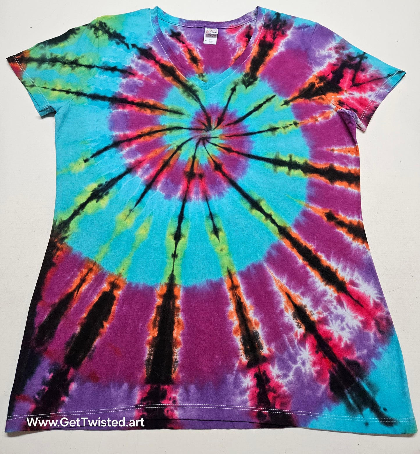 Spiral Ladies Cut Vneck