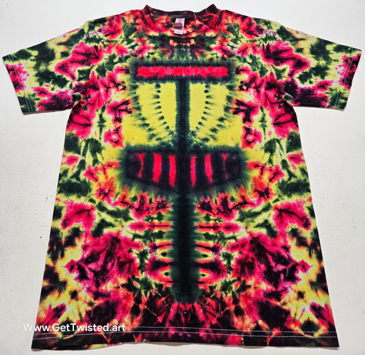 Disc Golf Basket Tie Dye - Small