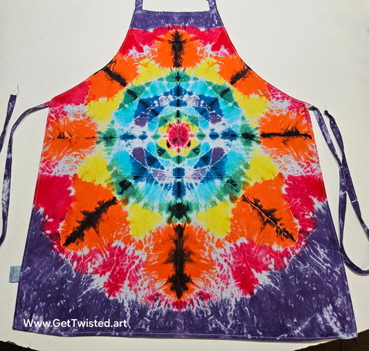 Apron with double front pocket