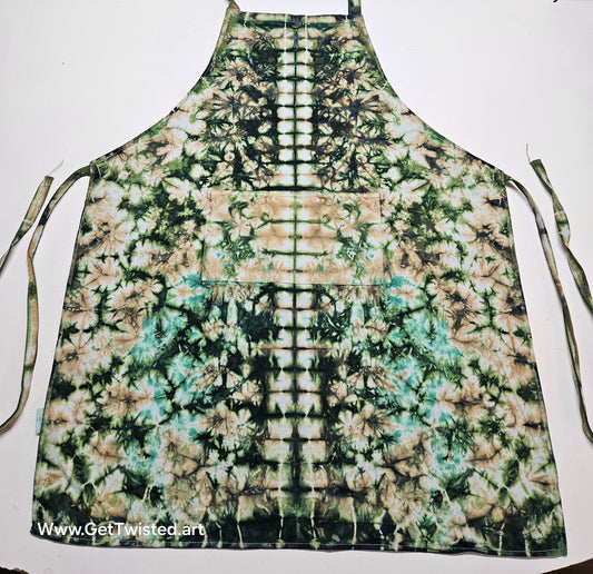 Apron with double front pocket